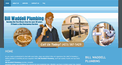 Desktop Screenshot of billwaddellplumbing.com